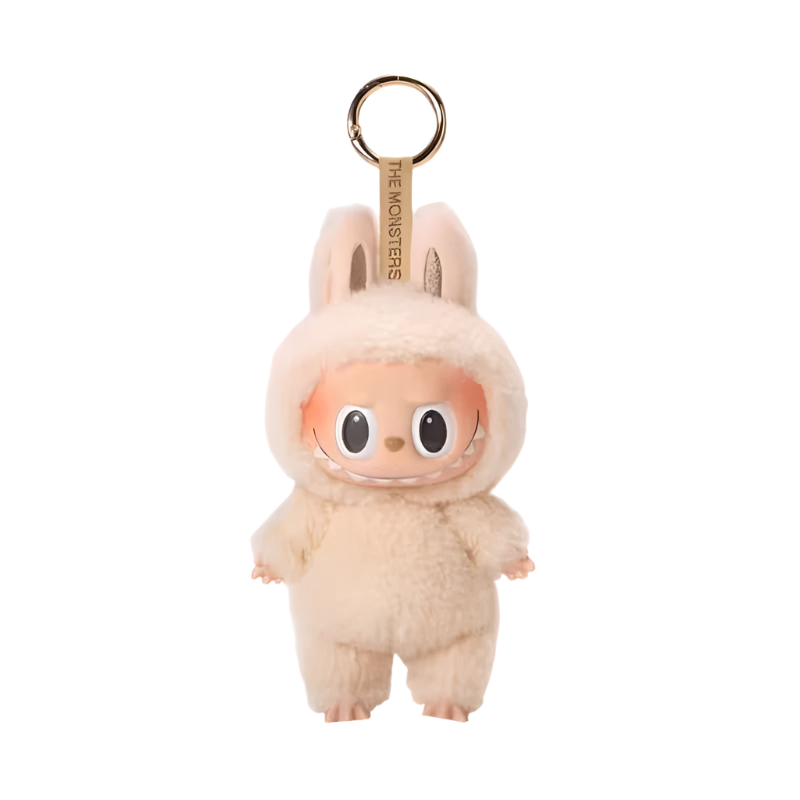 6.7" Labubu Keychain Plush Doll Toy Exciting Macaron Vinyl Face Labubu Plush Keychains