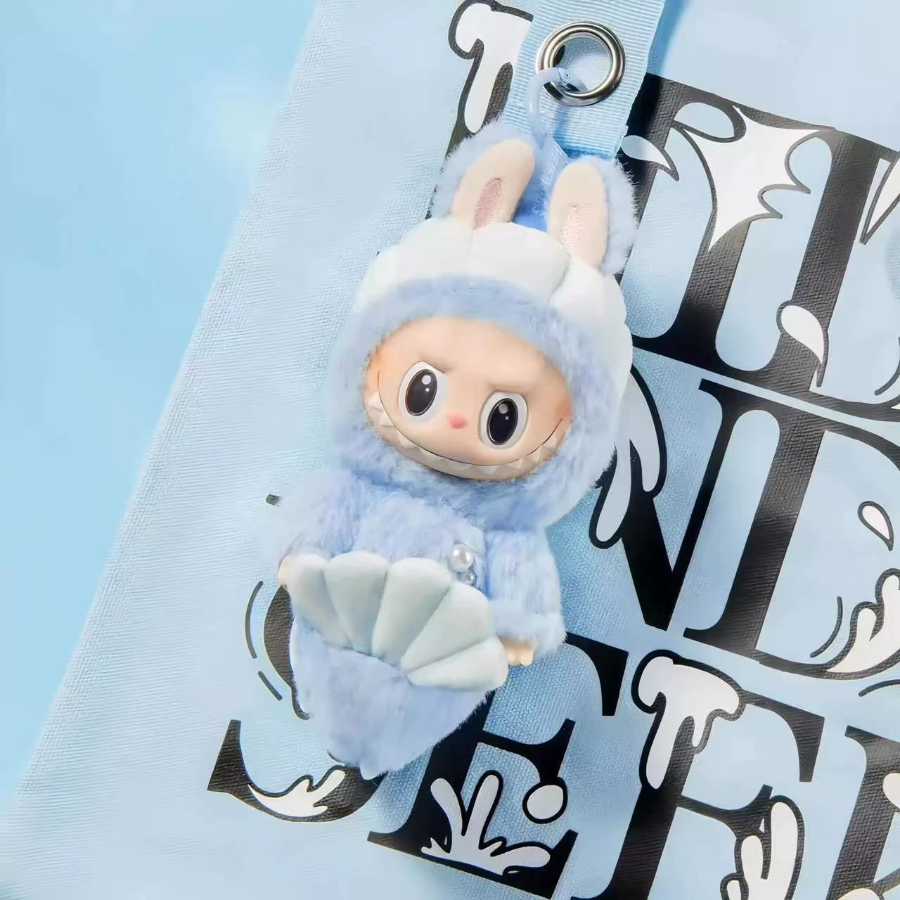 6.7'' Merlion Plush Pendant Doll Labubu Vinyl Cute Bag Decoration Doll