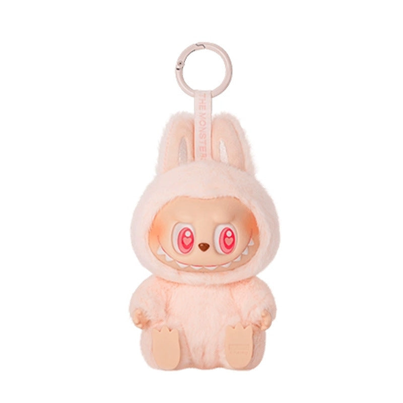 5.91" Labubu The Monster Vinyl Plush Doll Pendant 2nd Generation Have a Seat Labubu