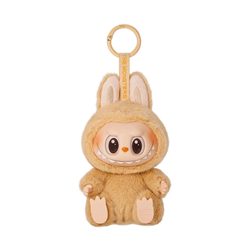5.91" Labubu The Monster Vinyl Plush Doll Pendant 2nd Generation Have a Seat Labubu
