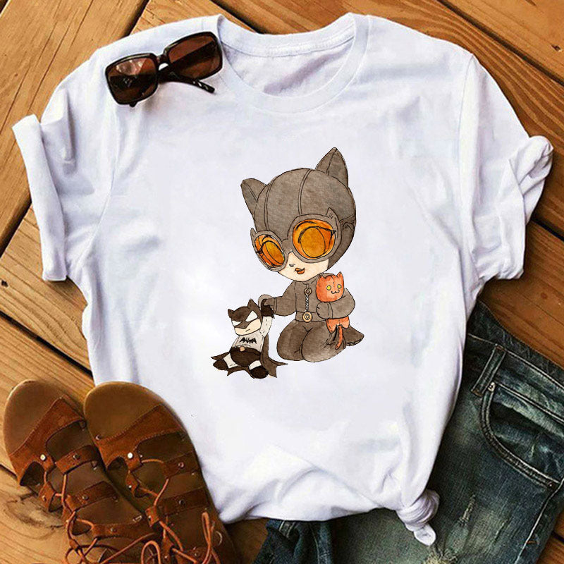 Catwoman-Themed Graphic T-Shirts