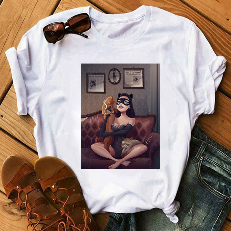 Catwoman-Themed Graphic T-Shirts