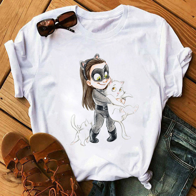Catwoman-Themed Graphic T-Shirts