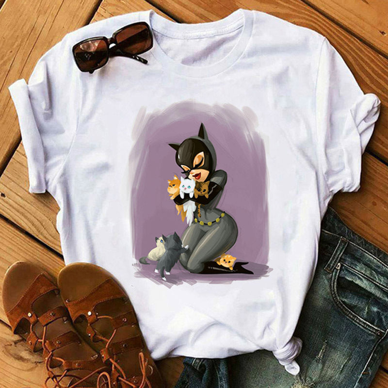 Catwoman-Themed Graphic T-Shirts
