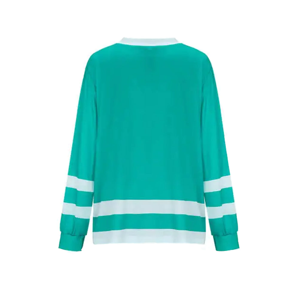 Inside Out 2 Riley Andersen Costume Ice Hockey Long Sleeve Shirt Fog Horns Sweatshirt