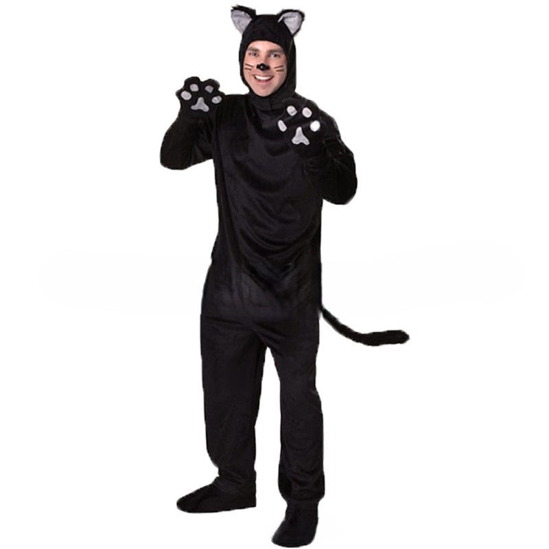 Family Cat Costumes Adult and Kids Black Cat Costume Family Dress Up Suit