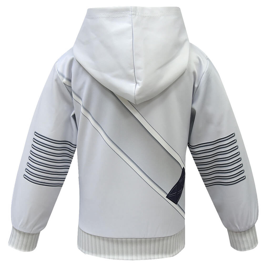 Adults Marshmallow Costume DJ Rock Music Party Halloween Cosplay Outfit