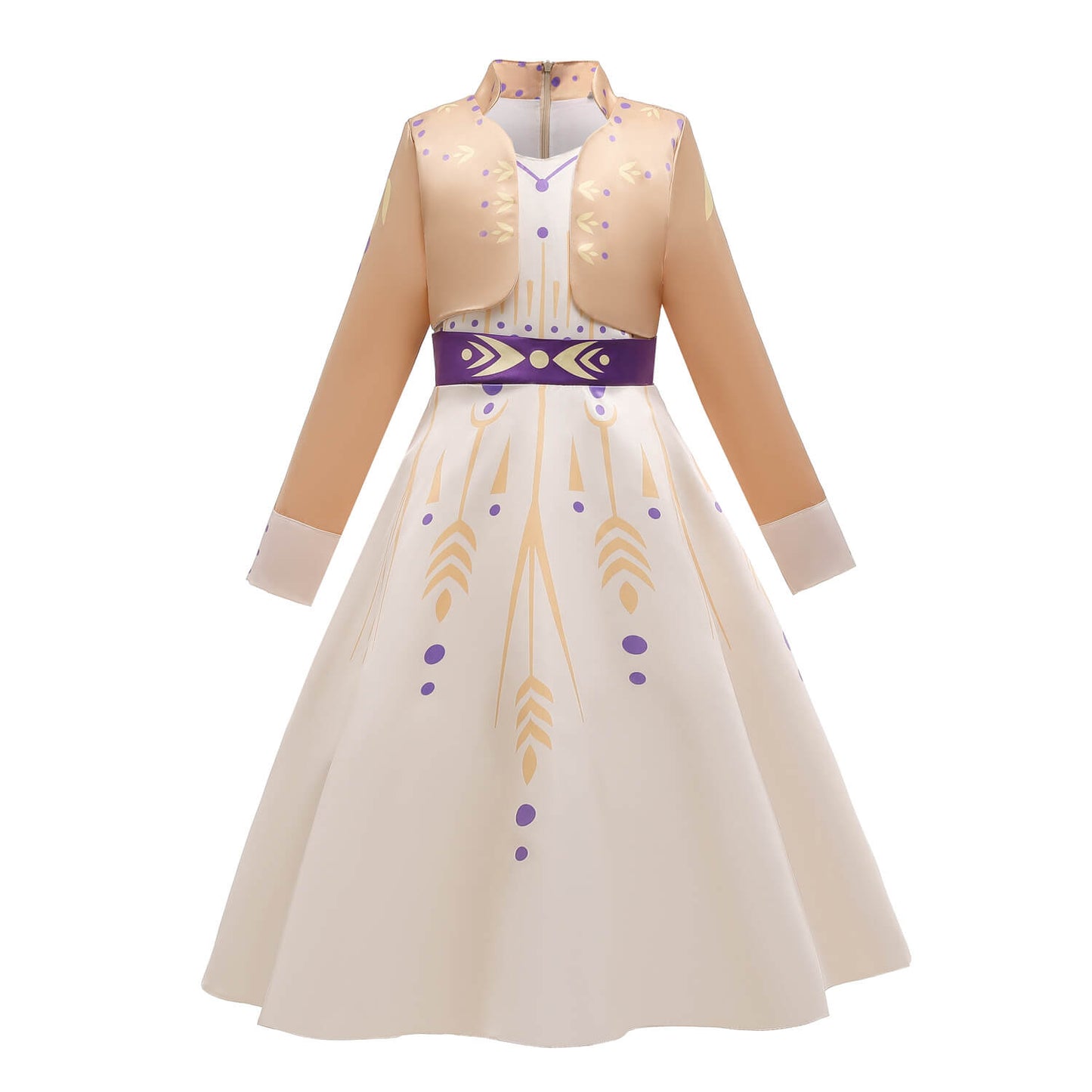 Kids Princess Aanna Dress Halloween Costume Girls Cosplay Party Dress with Accessories