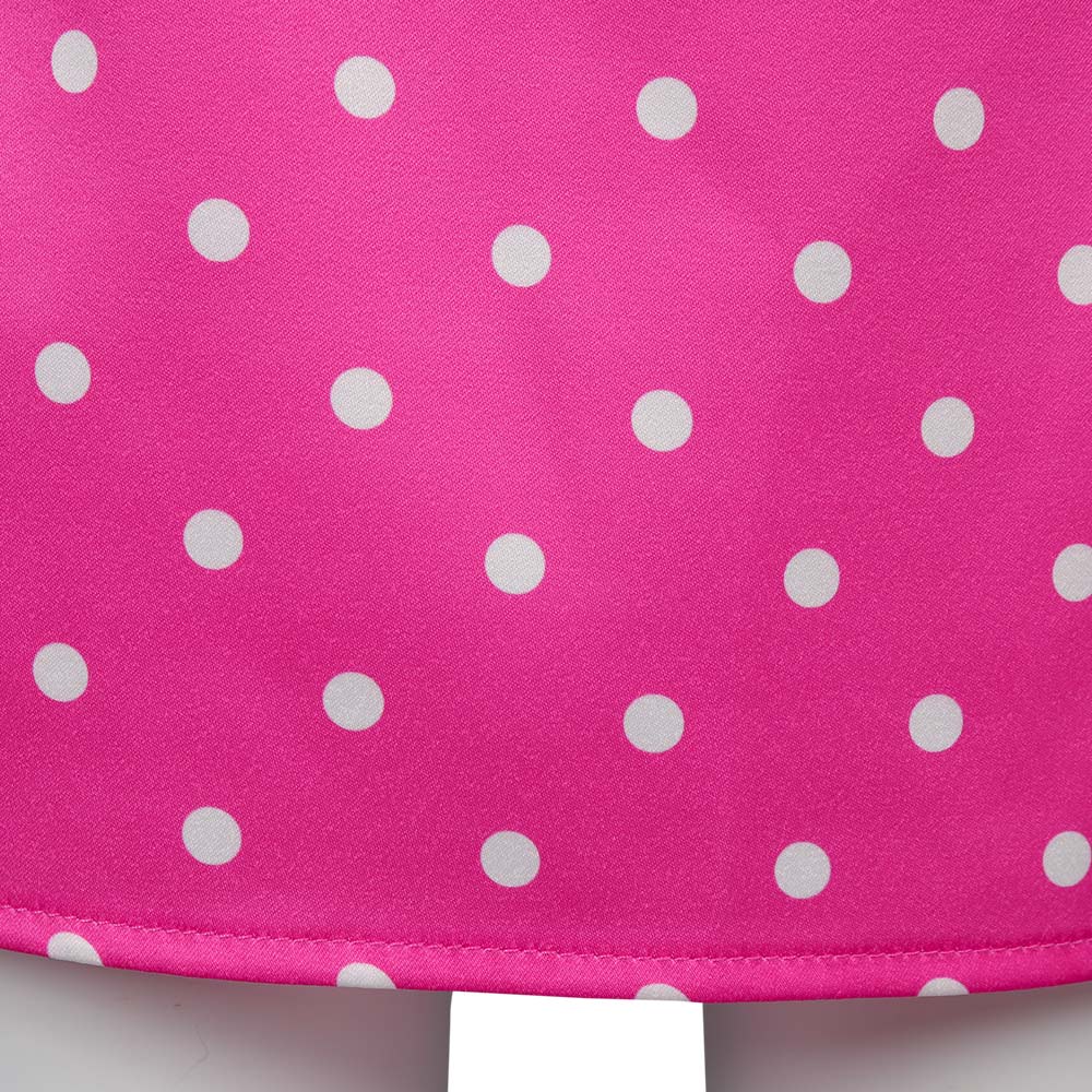 Barbara Movie Margot Robbie Pink Dress Party Carnival Dress Up Outfit