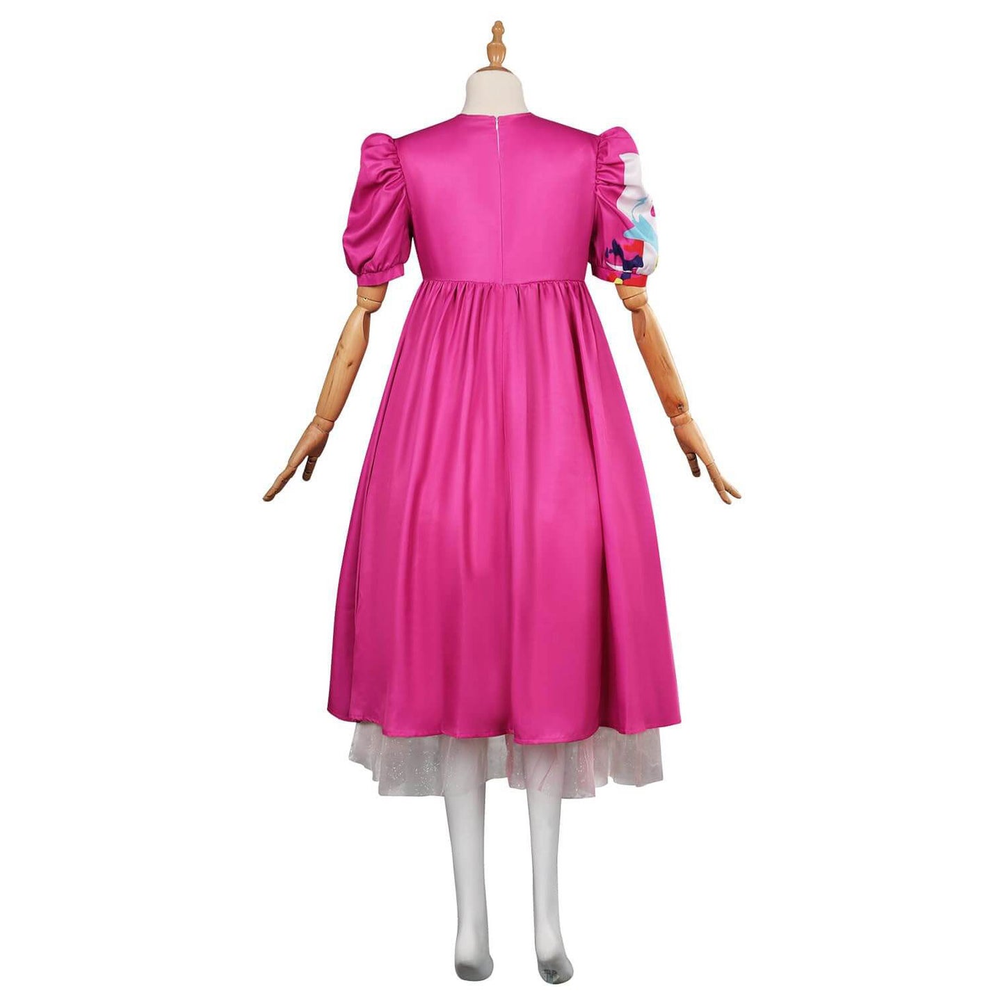 Weird Barbara Costume Movie Kate McKinnon Hot Pink Cosplay Dress Halloween Outfit for Kids Adults