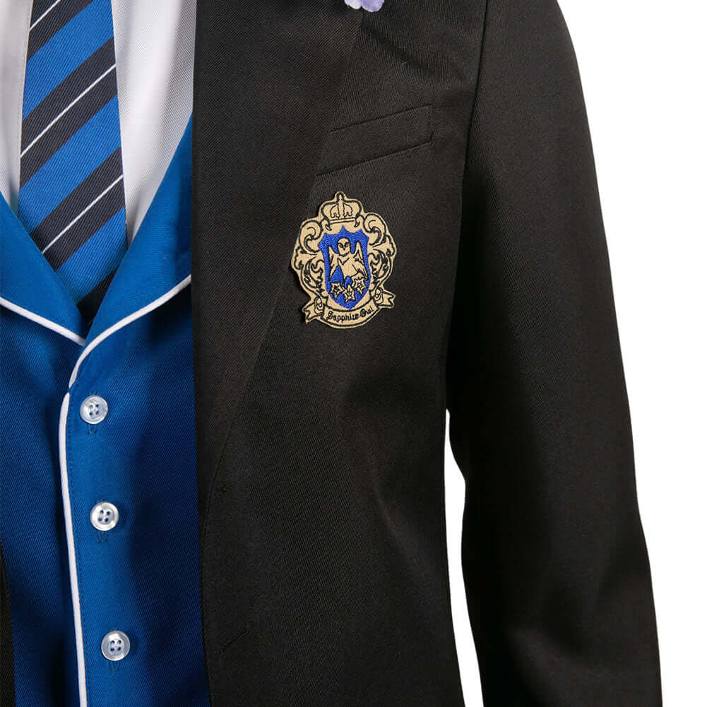 Adult Rorensu Burua Costume Public School Lawrence Bluewer Uniform Suit Cospaly Outfit