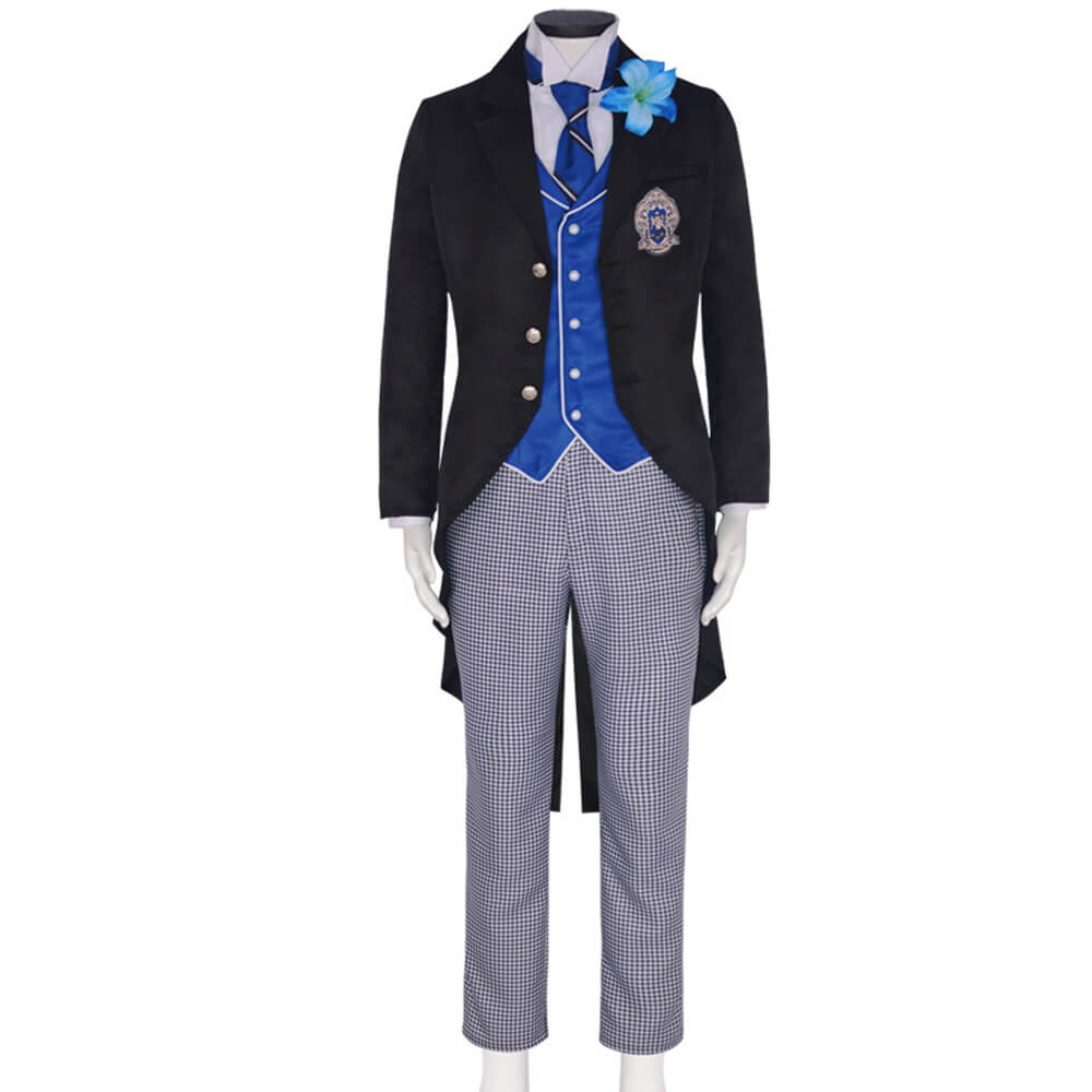 Adult Rorensu Burua Costume Public School Lawrence Bluewer Uniform Suit Cospaly Outfit
