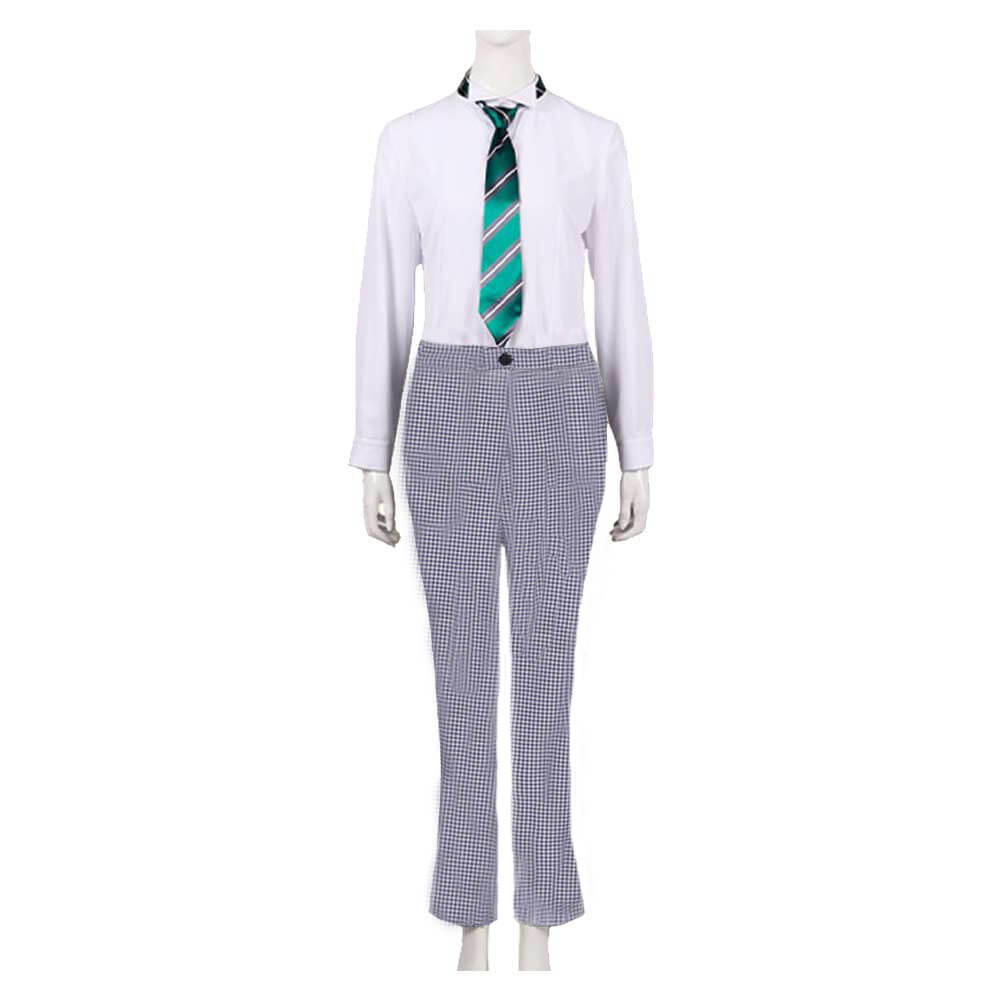 Adult Herman Greenhill Costume Green Lion Public School Uniform Herman Cosplay Outfit