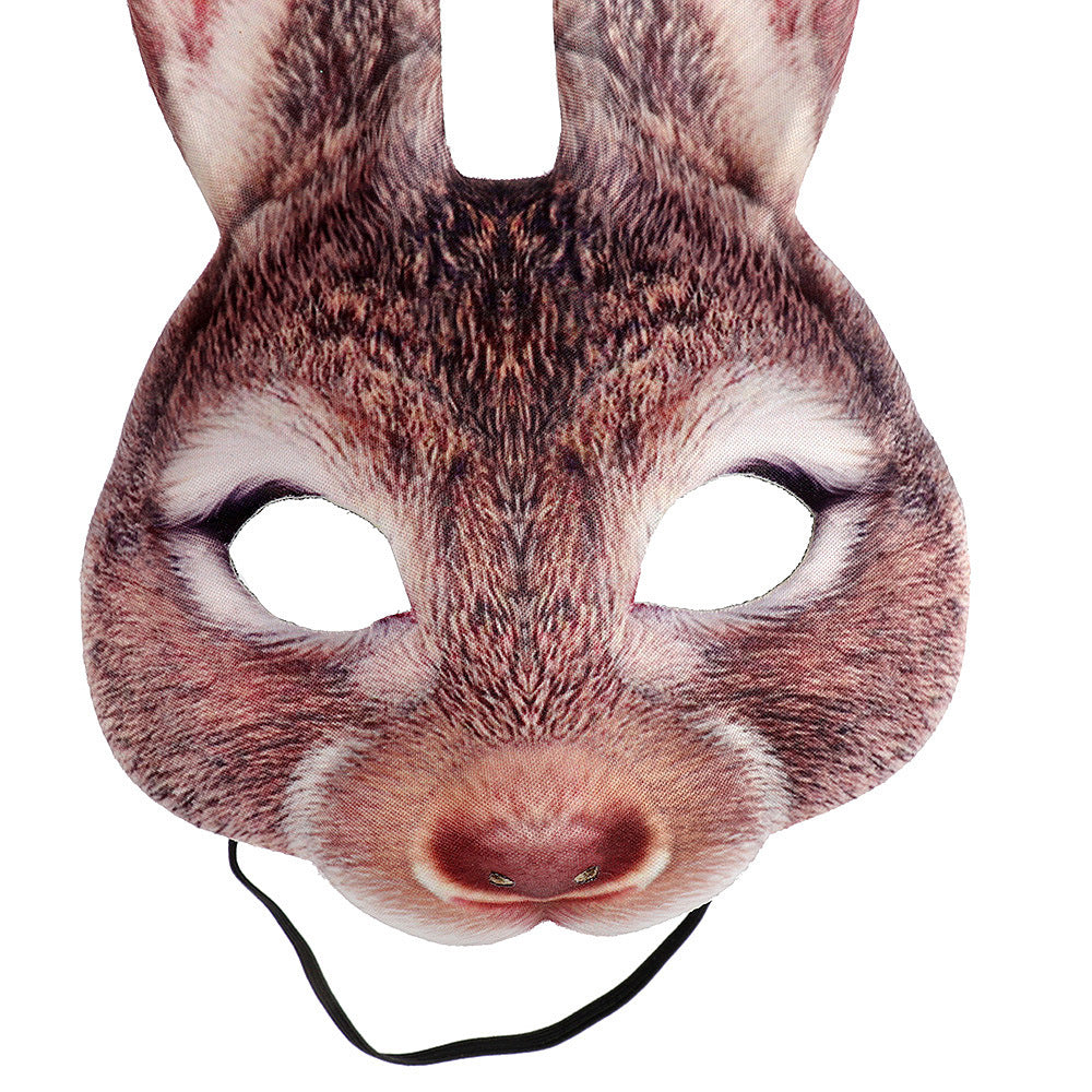 Adult Bunny Mask Unisex Rabbit Masquerade Mask Easter Bunny Costume Accessories