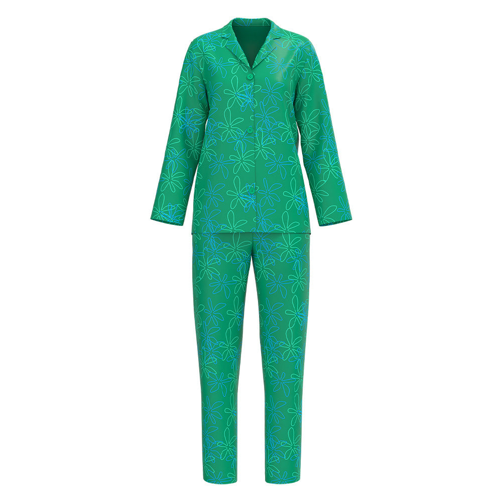 Disgust Pajamas Set Inside Out 2 Disgust Costume Sleepwear Theme Party Disgust Inside Out Outfit