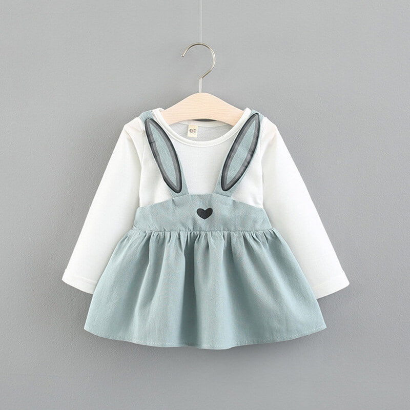 Sunbaby Cute Bunny Dress for Toddlers | Birthday & Easter Gift