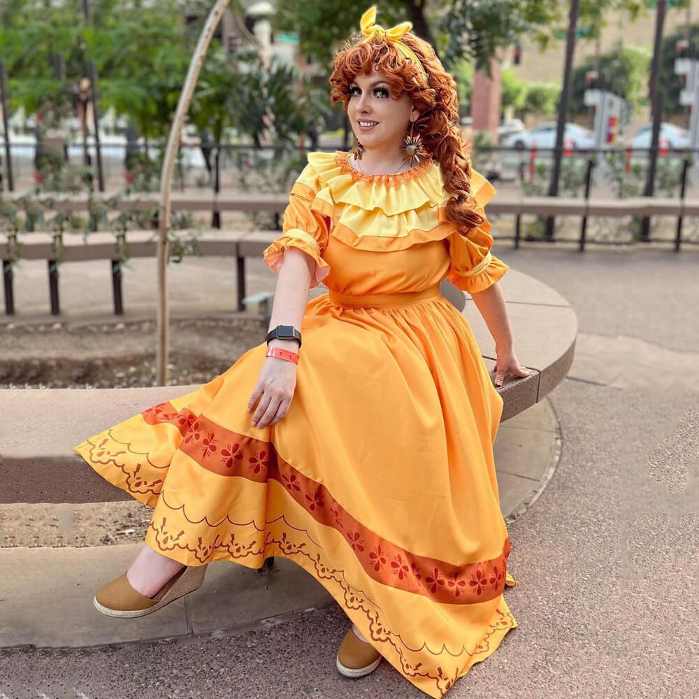 Magical Family Dresses Mirabel Isabela Dress Adult Princess Dress Pepa Luisa Madrigal Family Cosplay Costume