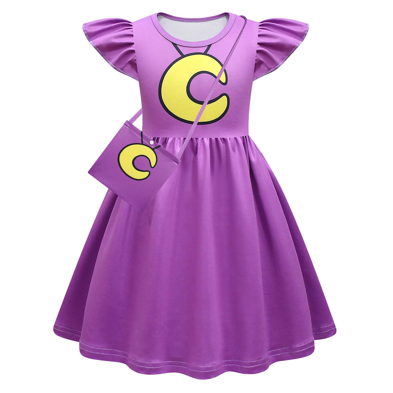 Kids Catnap Costume Girls Catnap Cosplay Dress Mask and Bag