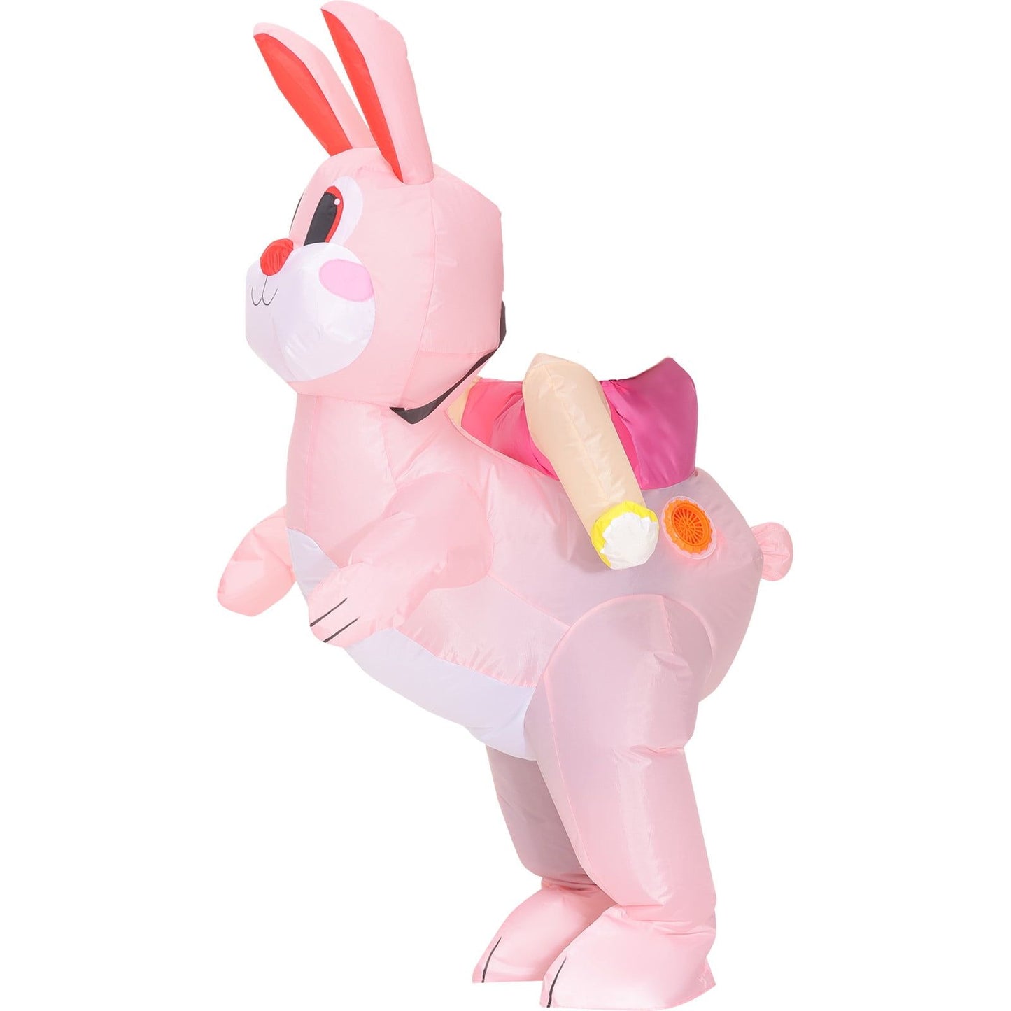Disfraz hinchable de conejo para adultos, niños y bebés
