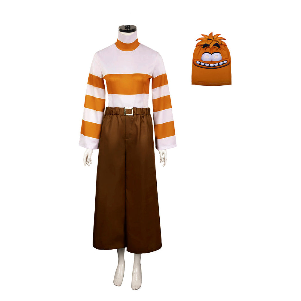 Inside 2 Anxiety Costume 3pcs Cosplay Outfit Shirt Culottes and Helmet Full Set