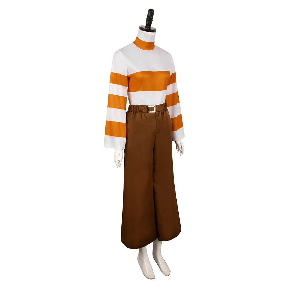 Inside 2 Anxiety Costume 3pcs Cosplay Outfit Shirt Culottes and Helmet Full Set