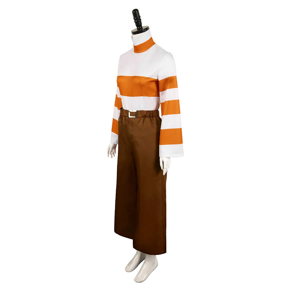Inside 2 Anxiety Costume 3pcs Cosplay Outfit Shirt Culottes and Helmet Full Set