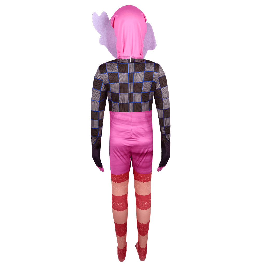 Kids Inside Out 2 Bing Bong Costume Inside Cosplay Jumpsuit and Out Helmet for Halloween Party