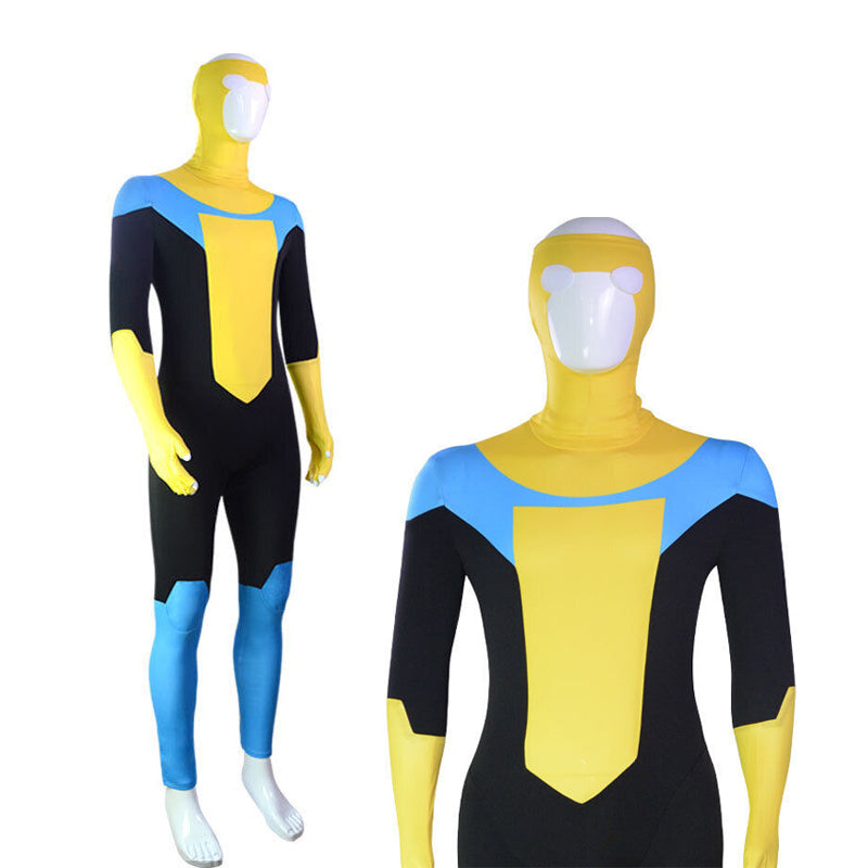 Omni-Man Cosplay Costume Kids Omni-Man Mark Atom Eve Outfit with Cape for Boys Girls