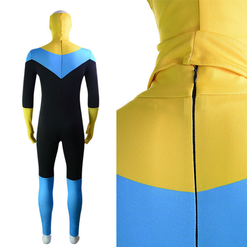 Omni-Man Cosplay Costume Kids Omni-Man Mark Atom Eve Outfit with Cape for Boys Girls
