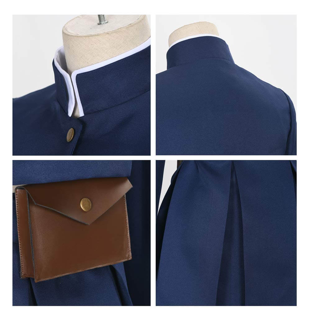 Nobara Kugisaki Costume Halloween Nobara Cosplay Shirt Dress Bag Wig Full Set