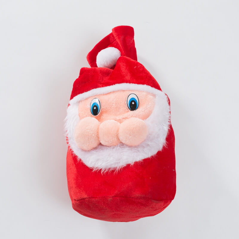 Kids Teens Santa Claus Costume Beard Bag Full Set for Boys Girls Christmas Party Cosplay