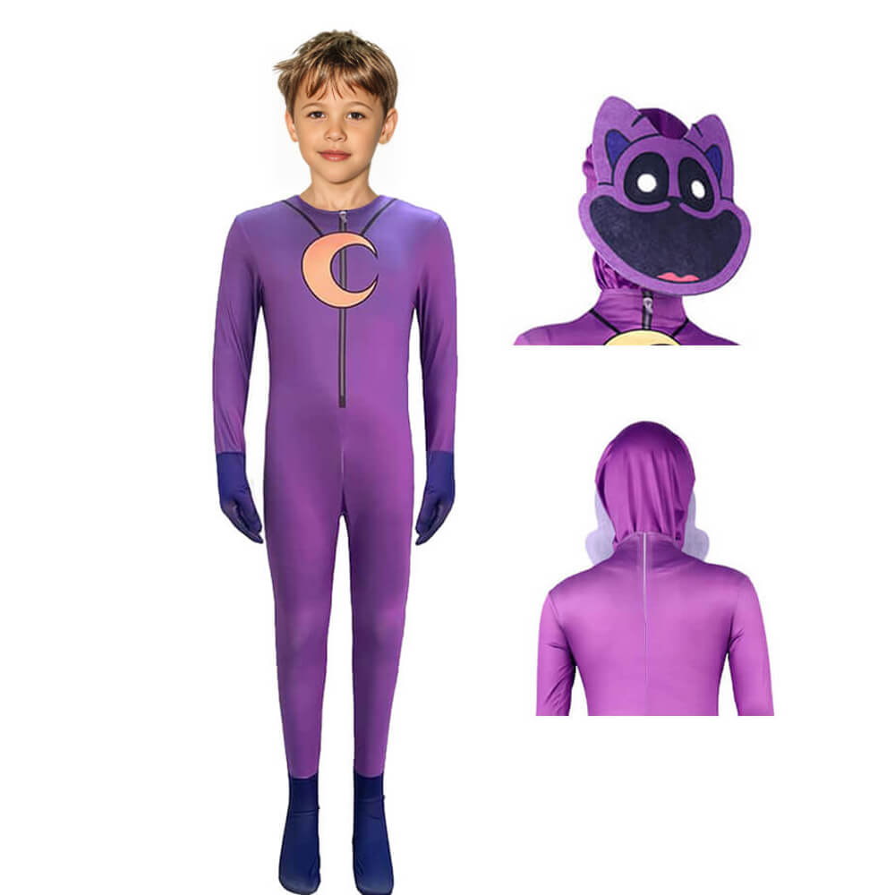 Kids Smiling Critters Costumes Poppy Playtime 3 Cosplay Outfits Halloween Costume