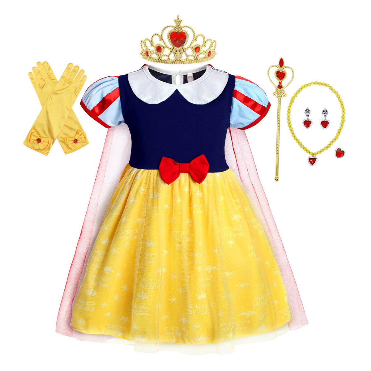 Little Girls Princess Dresses Party Carnival Dress Up Kids Princess Costume