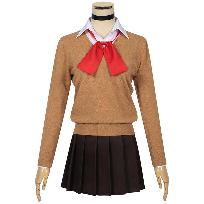Authentic Look Dandadan Momo Ayase Uniform Cosplay Costume