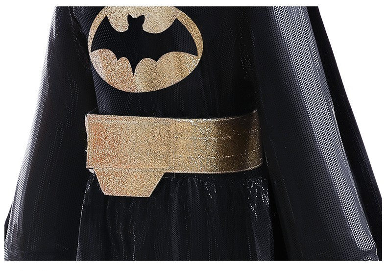 Kids' Black Batman Hero Costume