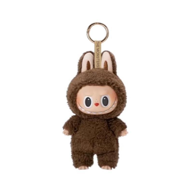 6.7" Labubu Keychain Plush Doll Toy Exciting Macaron Vinyl Face Labubu Plush Keychains