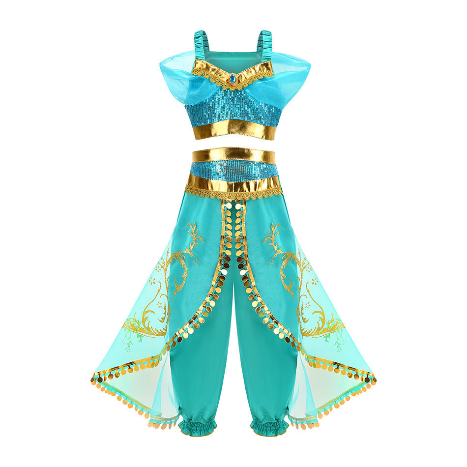 Princess Jasmine Dress From Aladdin Magic Lamp