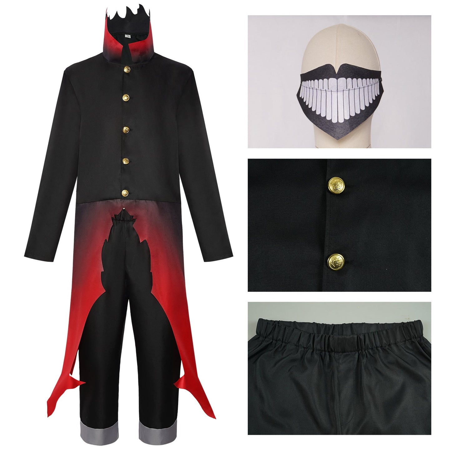 Dandadan Ken Takakura Okarun Wool Felt Edition Cosplay Costume