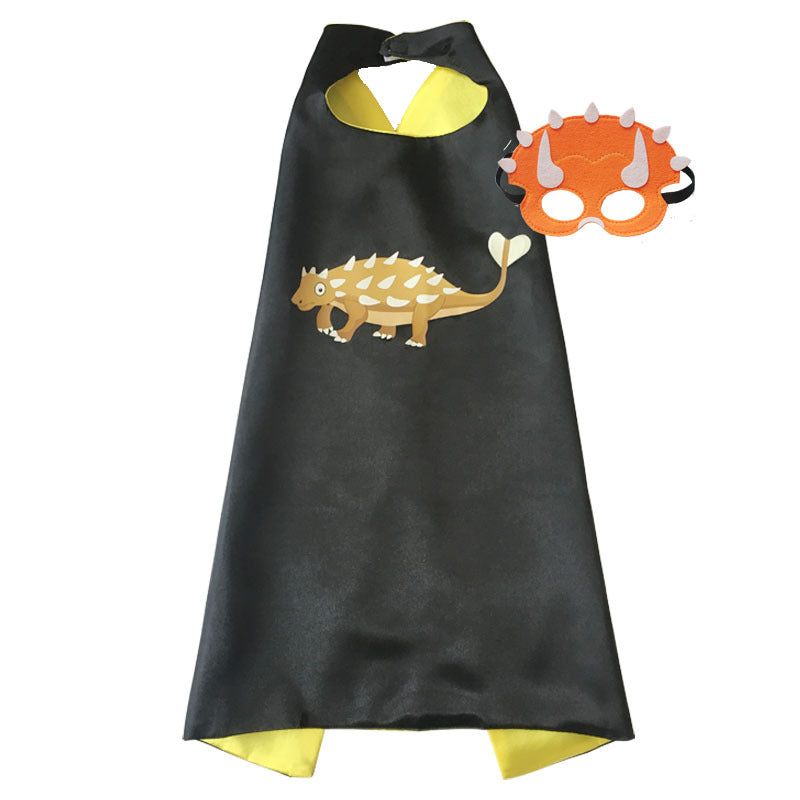 Children's Dinosaur Cape and Eye Mask