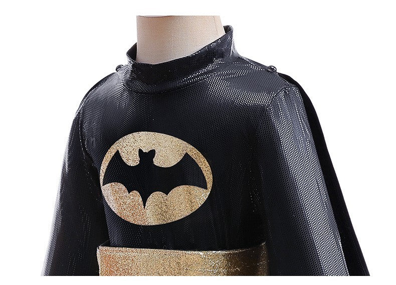 Kids' Black Batman Hero Costume