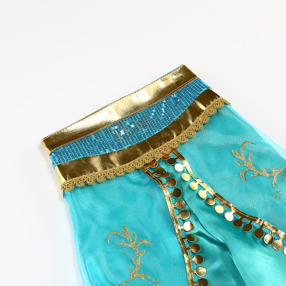 Princess Jasmine Dress From Aladdin Magic Lamp