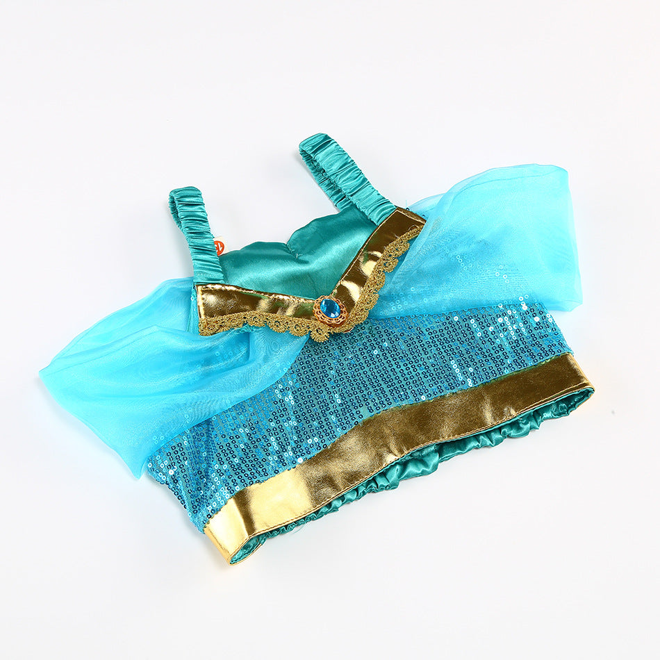 Princess Jasmine Dress From Aladdin Magic Lamp