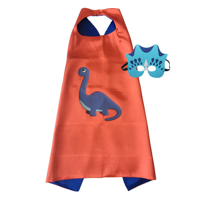 Children's Dinosaur Cape and Eye Mask
