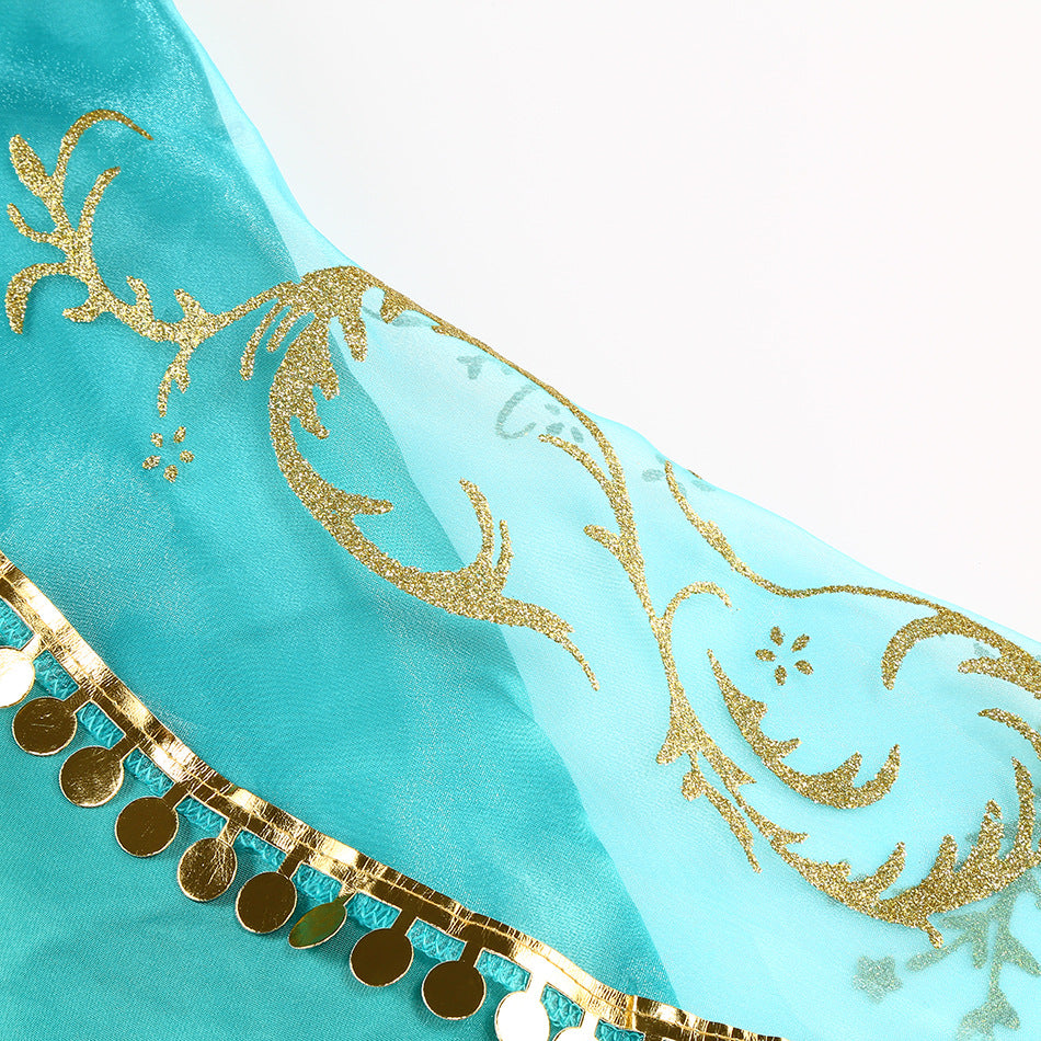 Princess Jasmine Dress From Aladdin Magic Lamp