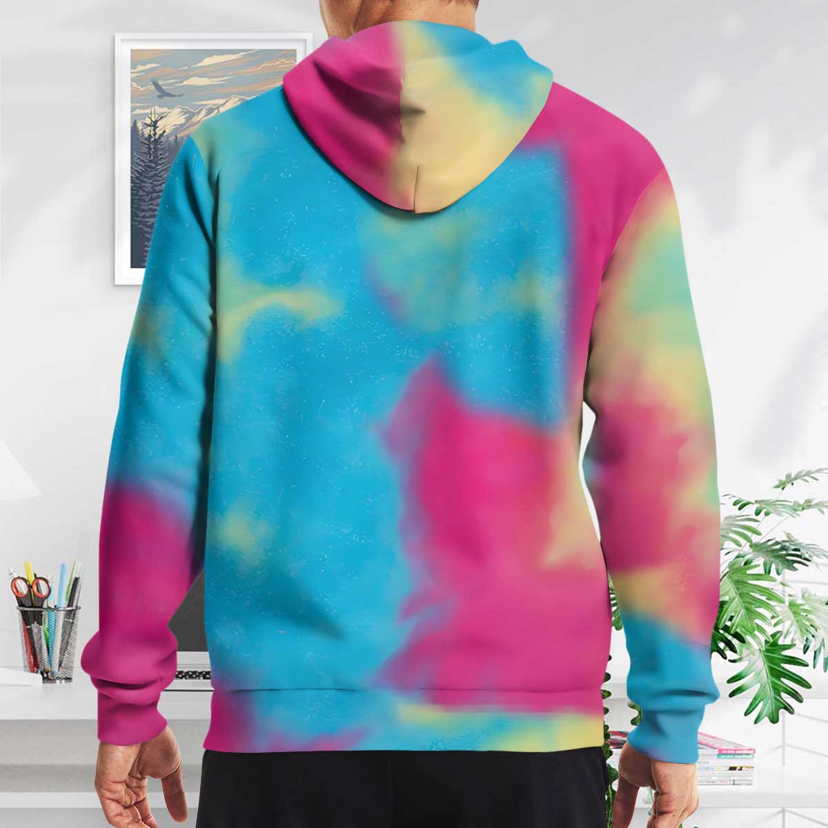 I Am Kenough Hoodie Tie-Dye Green Shirts Movie Ryan Gosling Cosplay Daily Wear Top and Bottom