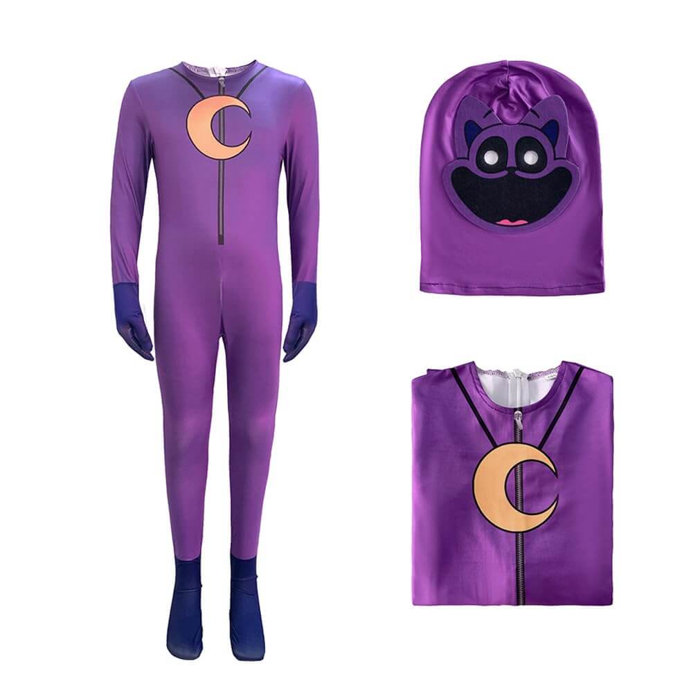 Kids Smiling Critters Costumes Poppy Playtime 3 Cosplay Outfits Halloween Costume