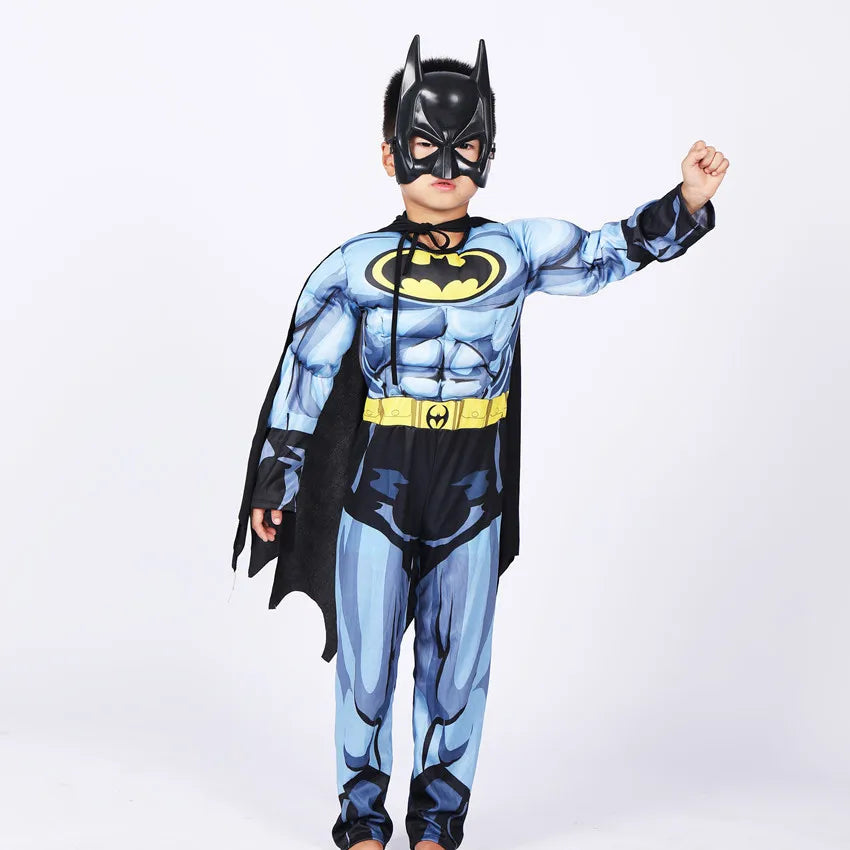 Boys Bat Costume Batboy Fancy Kids Superhero Costumes Comic Cosplay Outfits