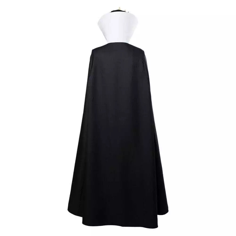 Women Queen Costume Fairy Tale Evil Queen Cosplay Dress Crown and Cape Full Set