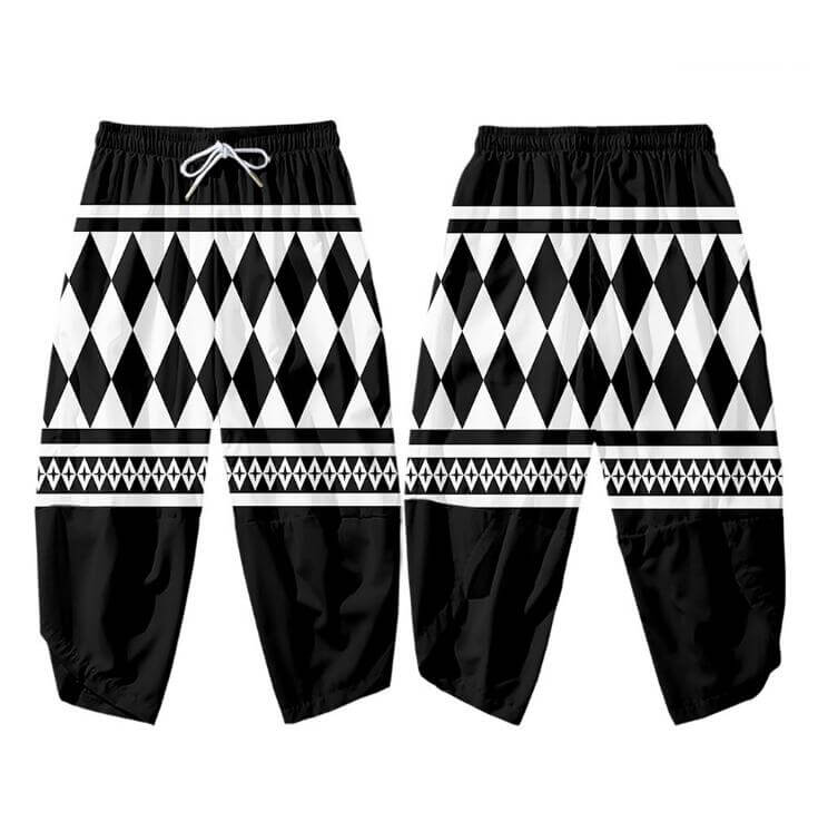 Ken Ryuguji Cosplay Ankle Pants Loose Casual Shorts Unisex Elastic Waist Pants