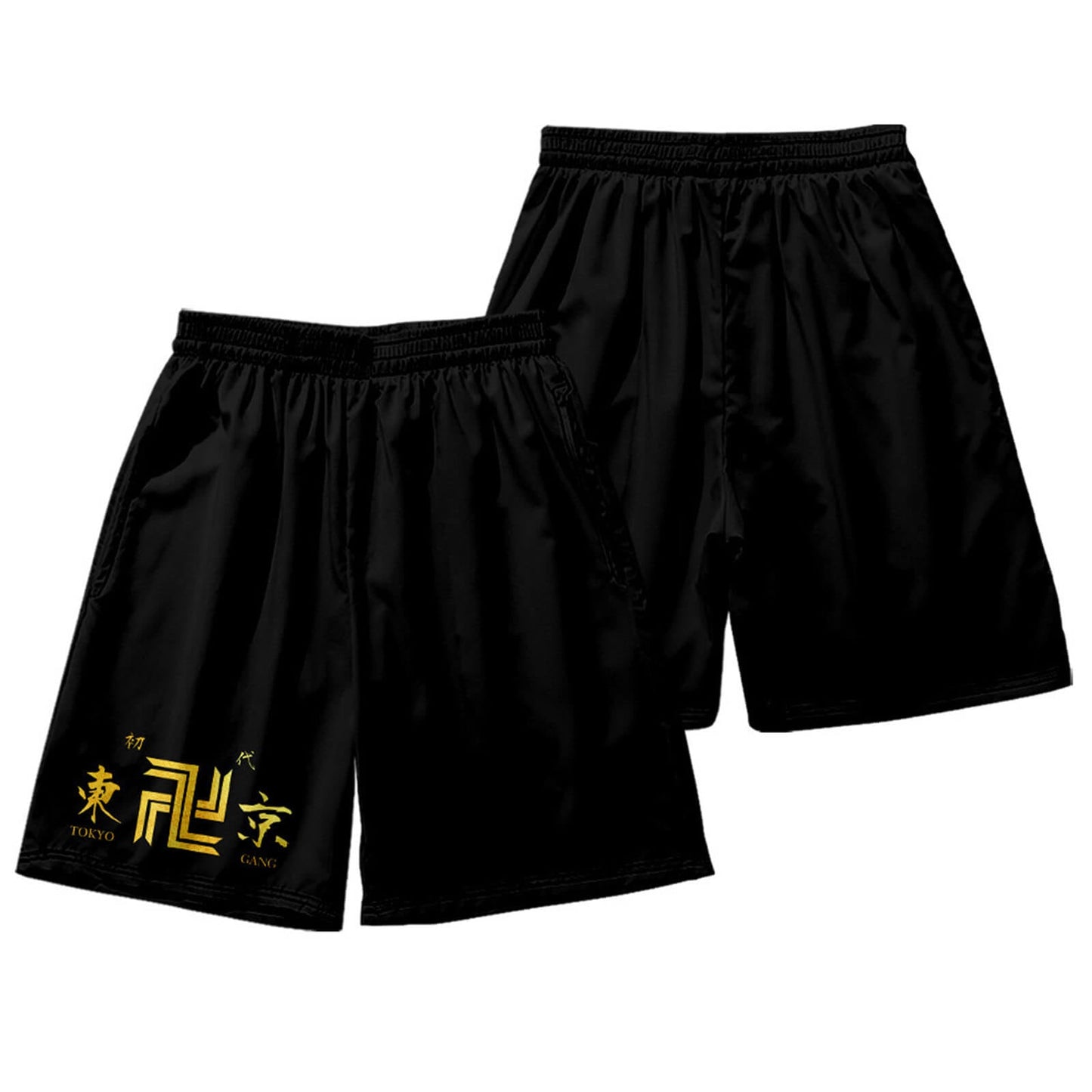 Ken Ryuguji and Manjiro Sano Cosplay Shorts Unisex Elastic Waist Casual Shorts